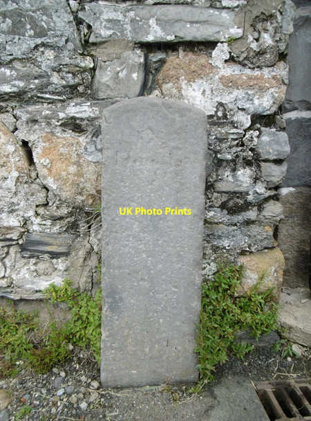 Photo 6"x4" Old Milestone by the A7, Duck Street, Ballabeg, Isle of Man Ballabeg\/SC2470 c2015