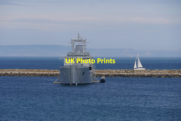 Photo 6"x4" Portland Breakwater Fortuneswell c2017