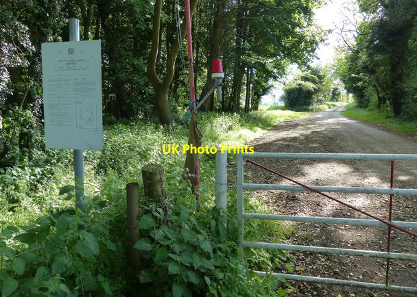 Photo 6"x4" Tottington Road at the Stanford Training Area (STANTA) Pockthorpe\/TL9196 c2017