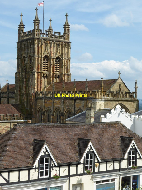 Photo 6"x4" Great Malvern Priory Great Malvern c2017