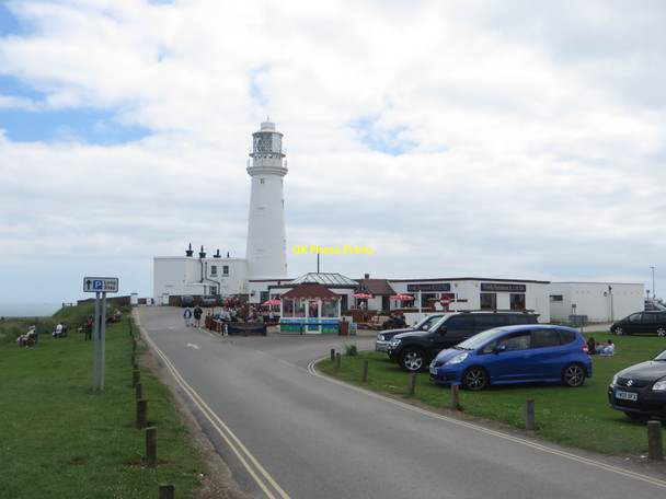 Photo 6"x4" Road approaching Flamborough Head lighthouse North Landing c2017
