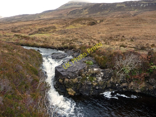 Photo 6"x4" Waterfall on the Osdale River Garrachan c2009