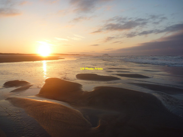 Photo 6"x4" Coastal East Lothian : Sunset, Belhaven Bay Dunbar c2017