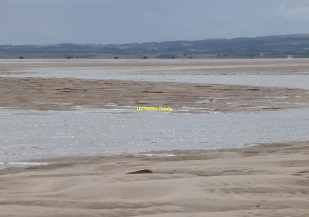 Photo 6"x4" Traffic on the Lindisfarne Causeway Beal\/NU0642 c2017