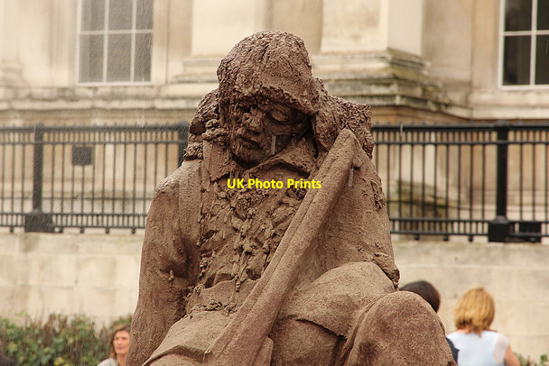 Photo 6"x4" Mud Soldier Westminster c2017 P1