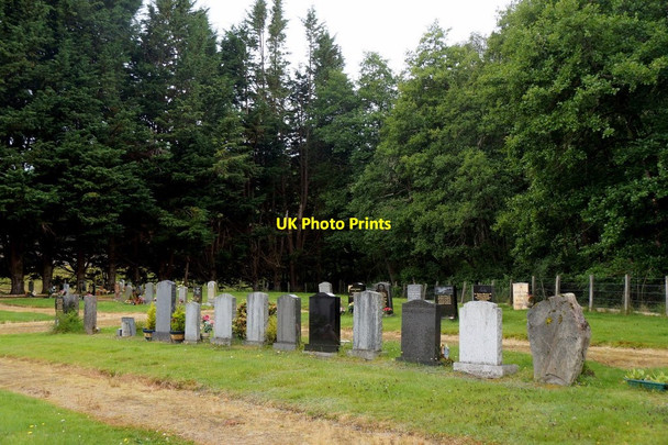 Photo 6"x4" Cemetery at Fasnakyle Kerrow\/NH3330 c2017