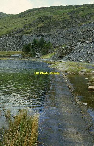 Photo 6"x4" Llyn Cwmorthin weir  Tanygrisiau c1984