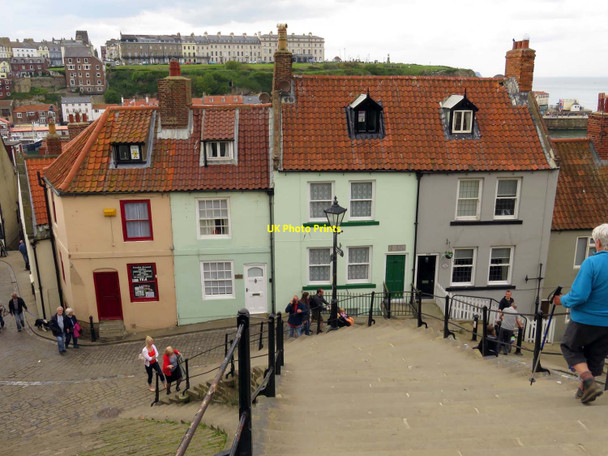 Photo 6"x4" The 199 Steps in Whitby Whitby\/NZ8910 c2016