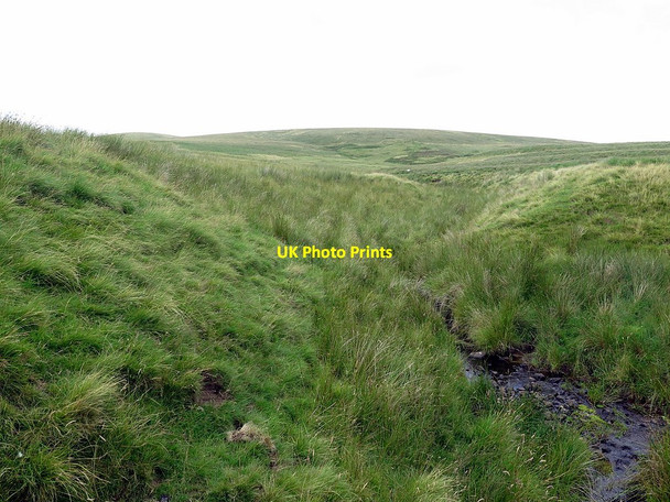 Photo 6"x4" Unnamed burn north of Green Law Raeshaw Fell c2017