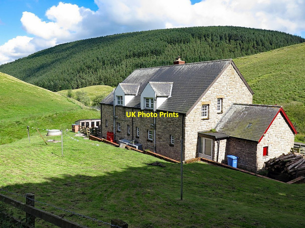 Photo 6"x4" Blindburn Cottages from the rear Barrow Burn\/NT8610 c2017