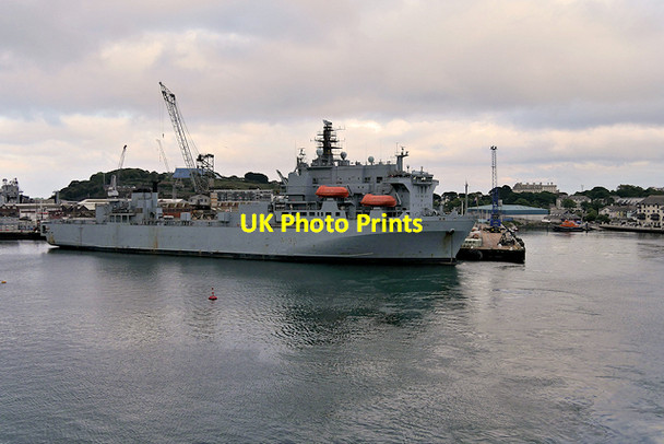 Photo 6"x4" RFA Argus at Duchy Wharf, Falmouth Falmouth c2017