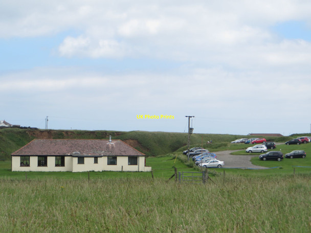 Photo 6"x4" Cafe and car park at Thornwick North Landing c2017