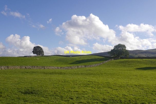 Photo 6"x4" Fields below Sedbusk Sedbusk c2016