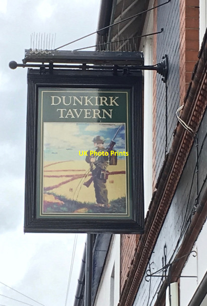 Photo 6"x4" The sign of the Dunkirk Tavern Derby\/SK3535 c2017