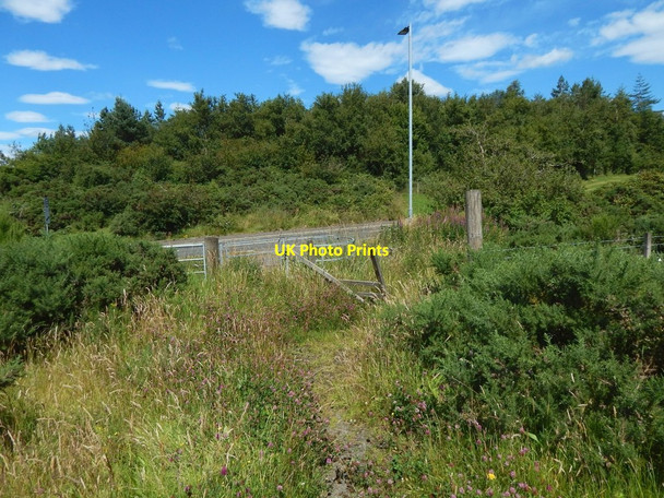 Photo 6"x4" A gate beside Auchmountain Road Greenock\/NS2776 c2017
