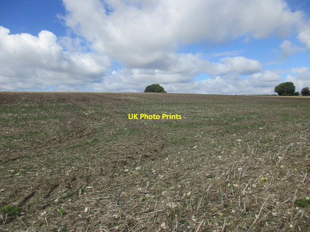 Photo 6"x4" Ploughed field, Lane End Down Lane End\/SU5525 c2017