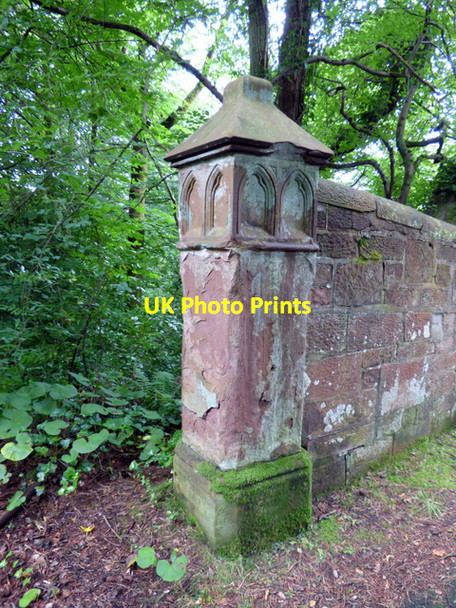 Photo 6"x4" Gatepost at Stroove Skelmorlie c2017