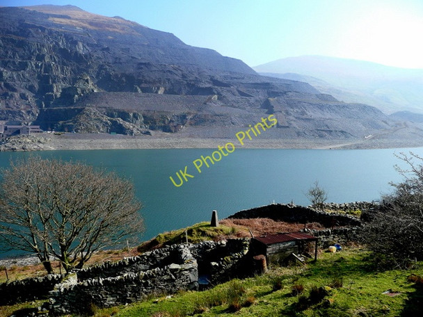 Photo 6"x4" Dinorwig slate workings Nant Peris or Old Llanberis c2009