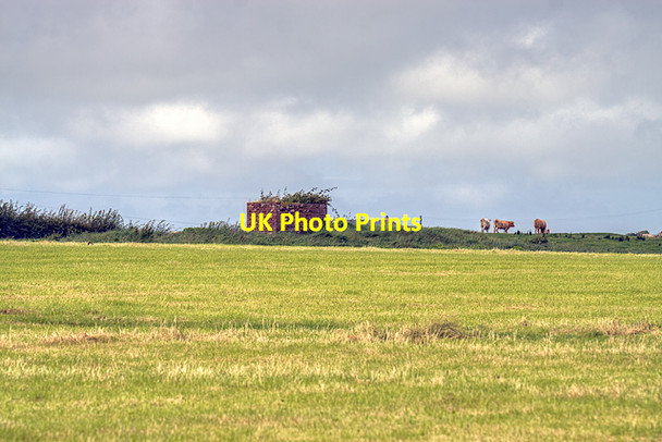 Photo 6"x4" North Wales WWII defences: RAF Mona, Anglesey - LAA Emplacement (6) Gwalchmai c2017
