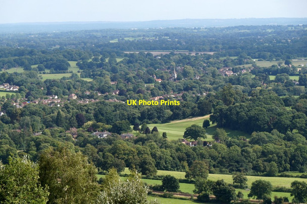 Photo 6"x4" Brockham from Box Hill Brockham\/TQ1949 c2017