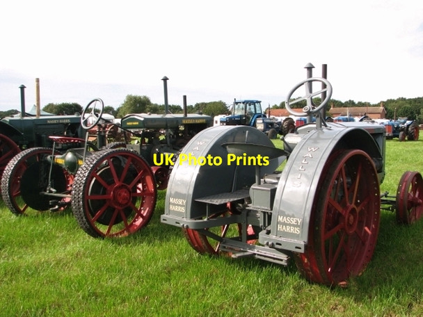 Photo 6"x4" Massey-Harris Wallis tractor Little London\/TG1823 c2017