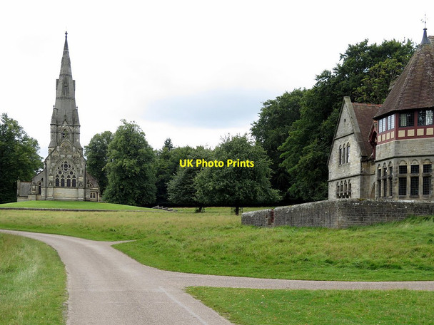 Photo 6"x4" St Mary's Church & Choristers' House, Studley Park Aldfield c2017