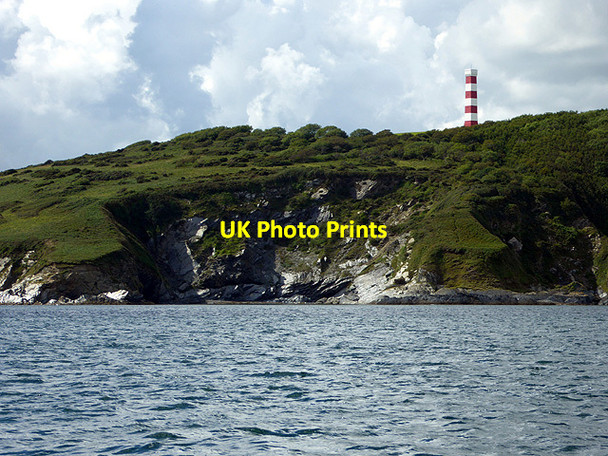 Photo 6"x4" Cliffs on Gribbin Head Fowey c2017