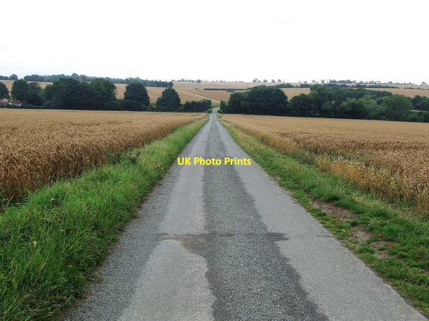 Photo 6"x4" Farm Driveway Saffron Walden c2017