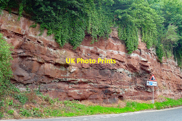 Photo 6"x4" Cliff, Ross-on-Wye Ross-on-Wye c2013