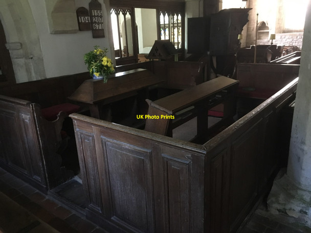 Photo 6"x4" Box Pew Brightwell Baldwin c2017