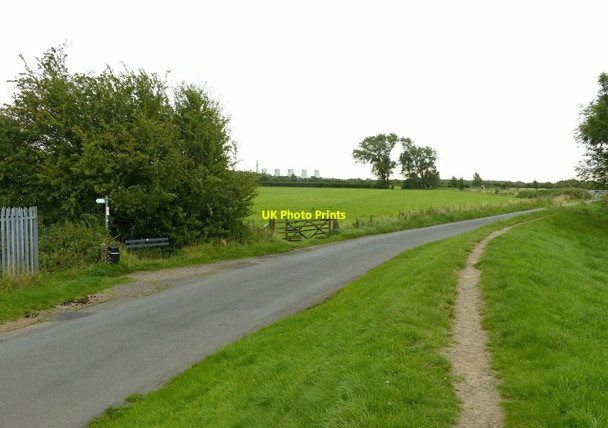 Photo 6"x4" Footpaths near Draycott Church Wilne c2017