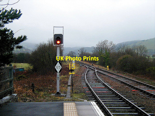 Photo 6"x4" Looking west from Machynlleth Station Machynlleth c2001