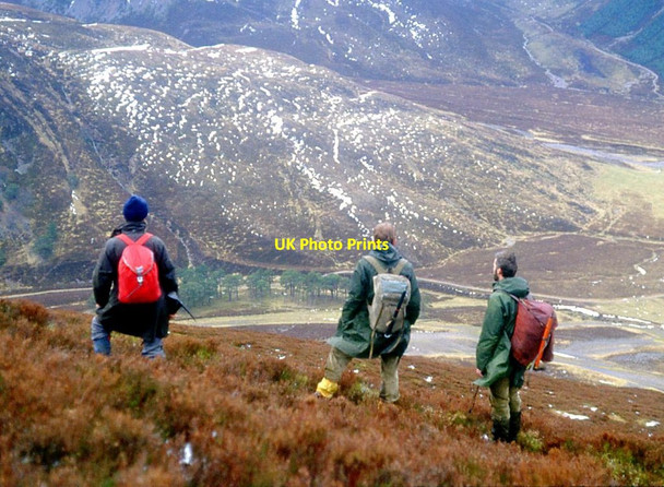 Photo 6"x4" On the western slopes of Creag na Gaibhre Carnachuin c1991
