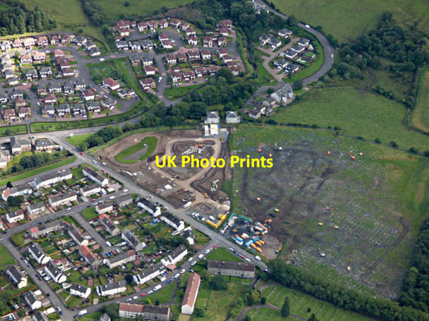 Photo 6"x4" Elderslie from the air Johnstone\/NS4362 c2017 P1