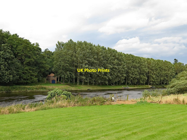 Photo 6"x4" River Tweed near Paxton House boathouse Loanend\/NT9450 c2017