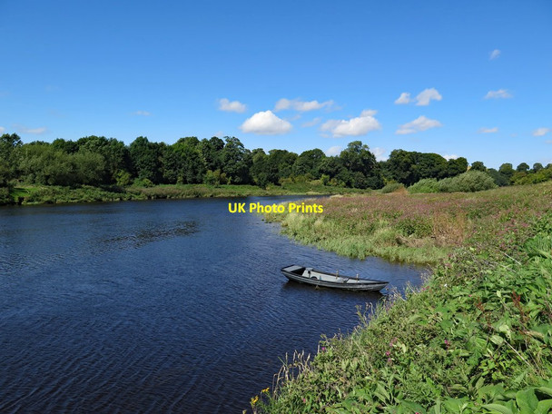 Photo 6"x4" River Tweed below Horncliffe Horncliffe\/NT9249 c2017