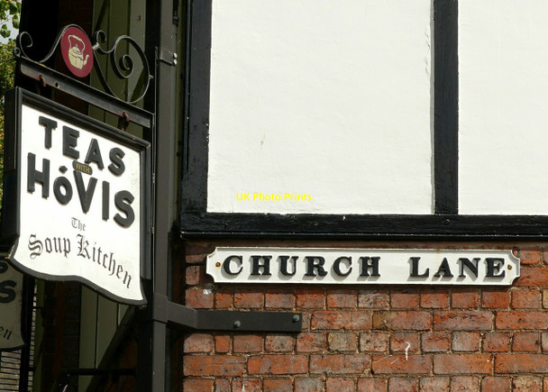 Photo 6"x4" Signs at Church Lane, Stafford Stafford c2017