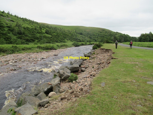 Photo 6"x4" Erosion on the River Breamish Ingram c2017