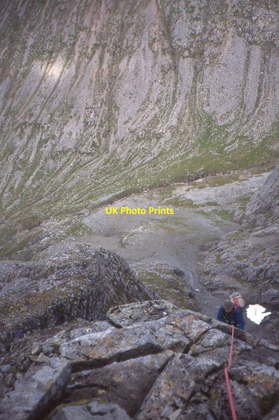 Photo 6"x4" Lower  part of Tower Ridge Ben Nevis c1994