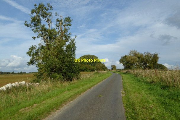 Photo 6"x4" Country road near Hampden Hampen c2017
