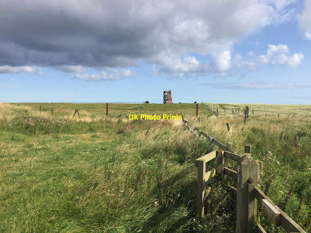 Photo 6"x4" Goswick Sands Observation Tower Beal\/NU0642 c2017