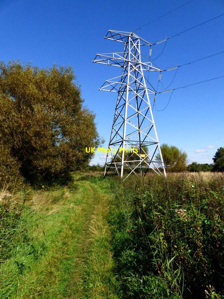 Photo 6"x4" Pylon, Rimrose Valley Country Park Litherland c2017