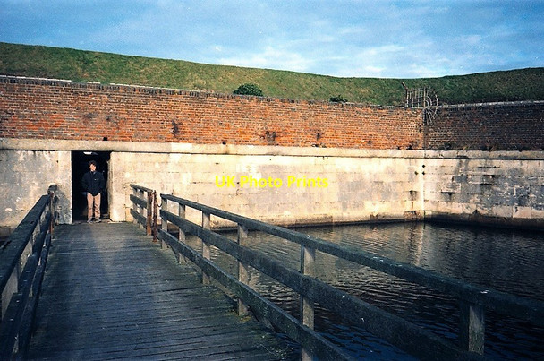 Photo 6"x4" Long Curtain Old Portsmouth Portsmouth\/SU6501 c1993