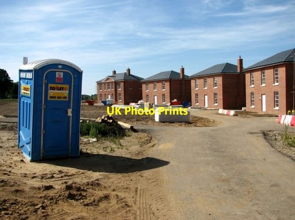 Photo 6"x4" New access road to new houses Loddon c2017