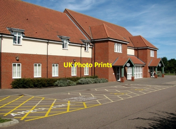Photo 6"x4" Reserved parking spaces Loddon c2017