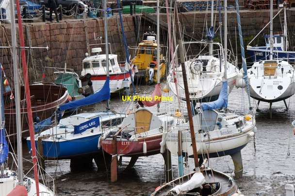Photo 6"x4" Boats in North Berwick harbour North Berwick c2017