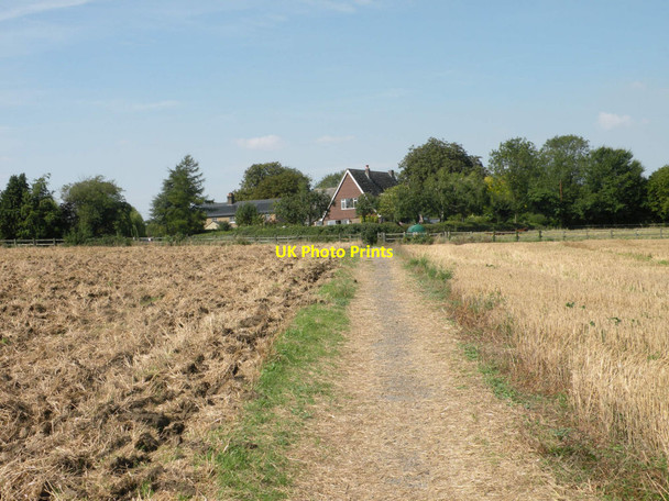 Photo 6"x4" The approach to Lolworth Lolworth c2017