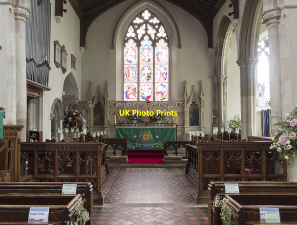 Photo 6"x4" St Mary, Bures - Chancel Bures c2017