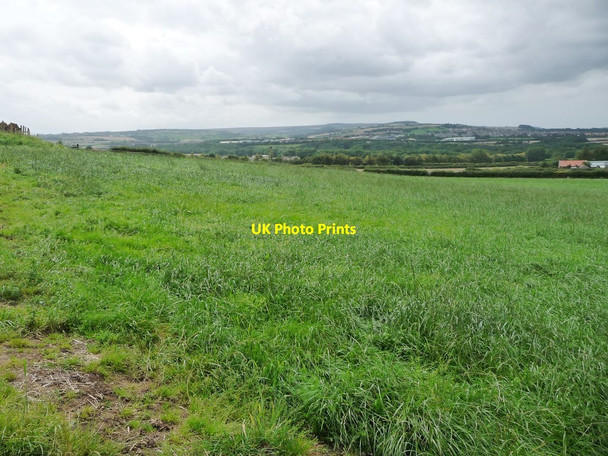 Photo 6"x4" Farmland west of Shepherd's House Brotton c2017