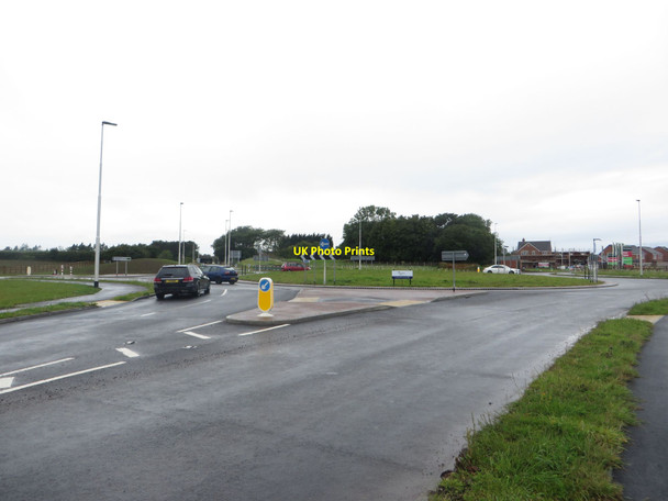 Photo 6"x4" Northgate Roundabout, Morpeth Northern Bypass Morpeth c2017